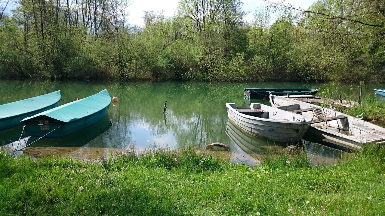 Les Lodges Du Lac Saint-Alban-de-Montbel Bagian luar foto